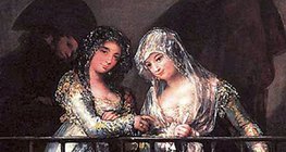 Francisco Goya: Majas on a Balcony (1810-1815, Impressionism)