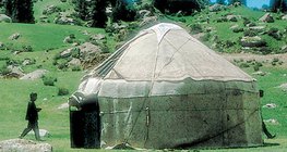 Mongolian yurts are used even today