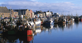 Fishing boats in Dublin
