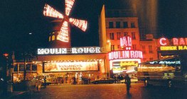 The Moulin Rouge, one of the most famous music venues of Paris