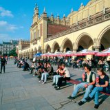 Main Square of Kraków, with the famous Cloth Hall in its centre