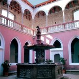 A visegrádi királyi palota részlete (1484, reneszánsz)