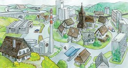 Pit village grown into a town