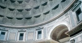 The interior of the Pantheon's dome (Rome)