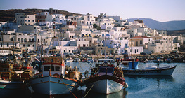 A port in Paros