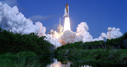 Launch of the Atlantis space shuttle