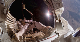 Astronaut selfie