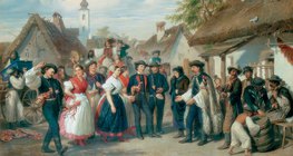 Barabás Miklós: The Arrival of the Daughter-in-law (Hungarian National Gallery)
