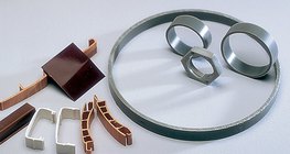 Objects made of hard PVC