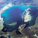 The Aral Sea in 1990