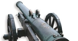 A bronze cannon