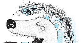 Öltönyös medve öltönyös nyelvvel