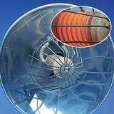 Pôsobením elektrického prúdu "odporový drôt" sa zohreje