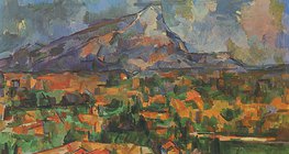 Paul Cézanne: Mont Sainte-Victoire (1904-1906, post-Impressionism)