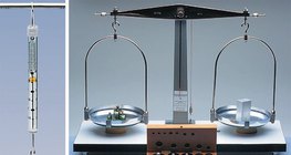 The weight of certain objects can be measured with a spring scale or a balance