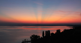 Sunset over Lake Balaton