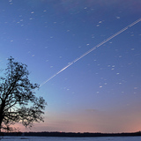 Пътят на Международната космическа станция и на отделилата се от нея космическа совалка "Индевър"