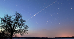 Path of the International Space Station and Space Shuttle Endeavour