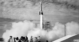 The first rocket launched from Cape Canaveral: the Bumper-8