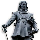 Oliver Cromwell szobra