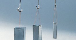 The mass and volume of homogeneous objects of the same material are directly proportional