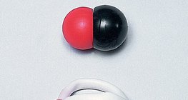 Space-filling and ball-and-stick models of carbon monoxide molecule