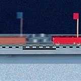 Autá s rovnakou hmotnosťou si pri flexibilnej zrážke "vymenia" rýchlosť