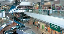 Modern shopping mall in Hong Kong