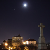Conjunction of Jupiter and the Moon