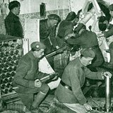 まやかし戦争：マジノ線の砦のフランス軍兵士