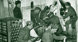 The Phoney War: French soldiers in a fortress of the Maginot Line