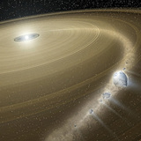 Fragments of a comet