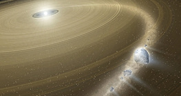 Fragments of a comet