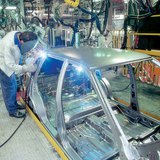 В залата за монтаж на унгарския завод "Сузуки"