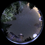 Winter constellations above Kanzelhöhe Observatory in Austria
