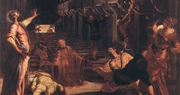 Jacopo Tintoretto - Finding of the body of St Mark (1562, Mannerism)