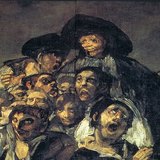 Francisco Goya: A Pilgrimage to San Isidro (1820-1823, Romanticism, detail)