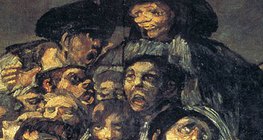 Francisco Goya: A Pilgrimage to San Isidro (1820-1823, Romanticism, detail)