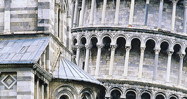 Pisa Cathedral and the Leaning Tower of Pisa (detail)