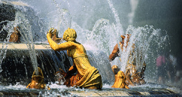 Detail of the Latona Fountain in the Gardens of Versailles