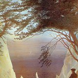 Friedrich: Chalk Cliffs on Rügen (1818, Romantic style)
