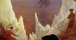 Friedrich: Chalk Cliffs on Rügen (1818, Romantic style)
