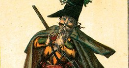 Kuruc playing on the instrument 'tárogató'