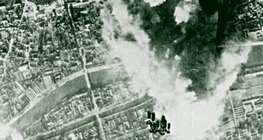 Carpet bombing (aerial photo)