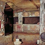 Etruscan tomb (Cerveteri, Rome, 4th-2nd century BC)