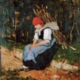 Mihály Munkácsy: Woman Carrying Faggot