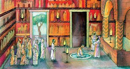 Early Christian ritual in the Dura Europos church