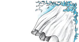 Lány lába lépés közben a hajnali nedves füveken