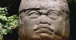 Olmec head