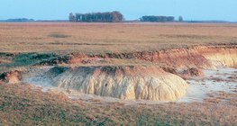 Saline pads on Hortobágy